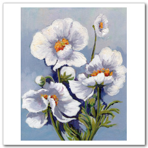 [유화 그림액자] White Flower 25 x 20cm
